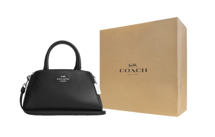 COACH Zuri Сумка через плечо, сумка через плечо, женская сумка среднего размера из коровьей кожи, черная