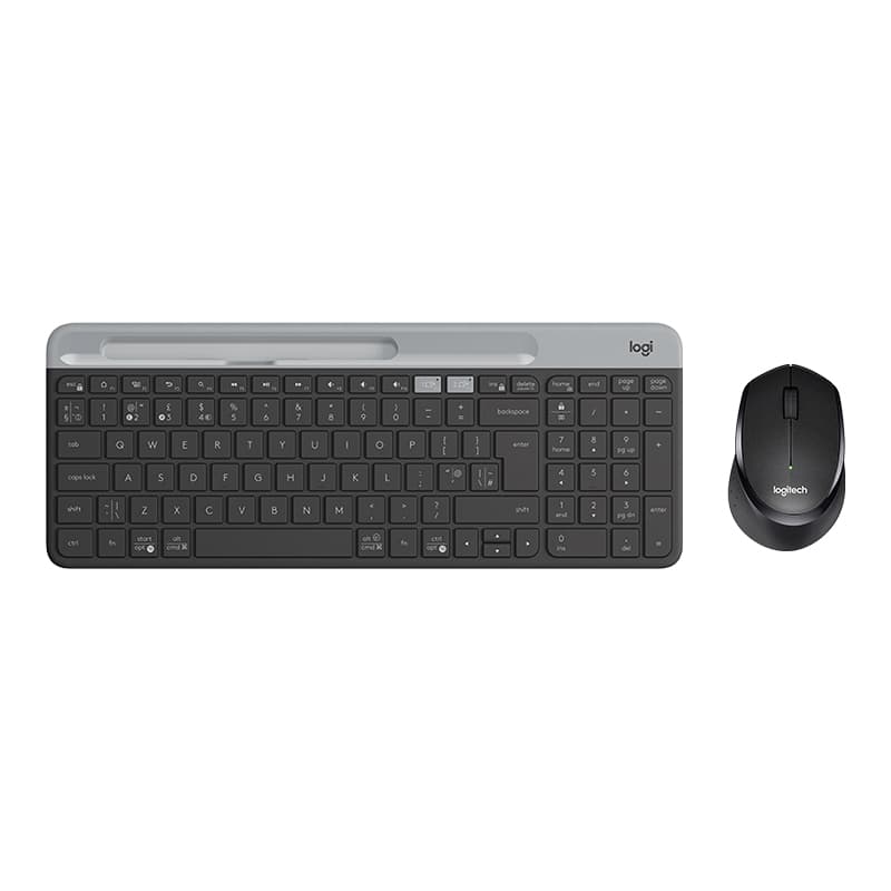 Logitech None 104 клавиши Беспроводная Bluetooth-клавиатура M330 Беспроводные тихие мыши Офисная домашняя клавиатура и мышь Набор клавиатур