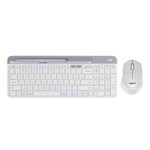 Logitech None 104 Keys Wireless Bluetooth Keyboard M330 Wireless Quiet Mice Office Home Keyboard & Mouse Set Keyboards