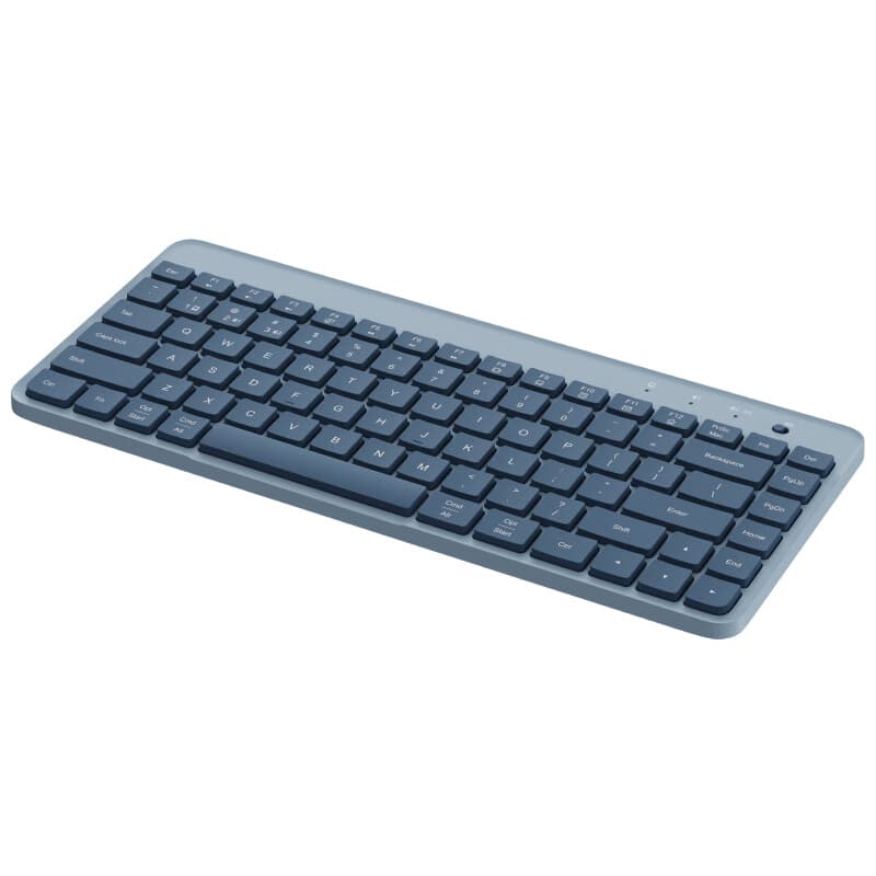 Портативная двухрежимная клавиатура MI, беспроводная 2,4G Bluetooth, изогнутая клавиатура с клавиатурой