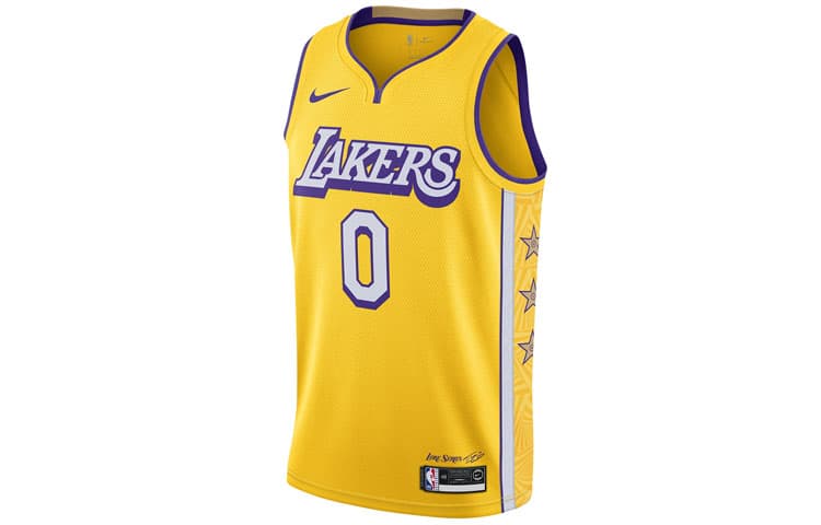 Nike Basketball Jersey Men's Yellow