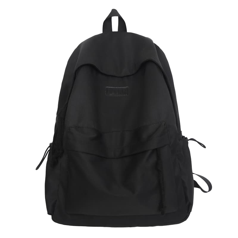 Deli Bear Nylon Backpack Regular Unisex Black/White/Blue/Brown