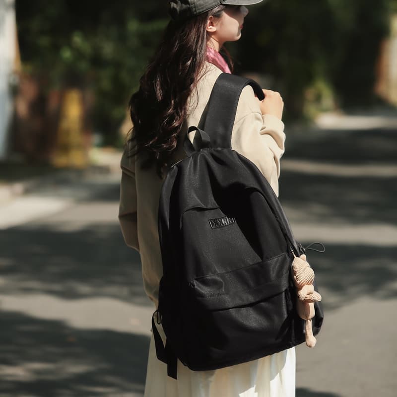 Рюкзак Deli Bear из нейлона, обычный унисекс, черный/белый/синий/коричневый