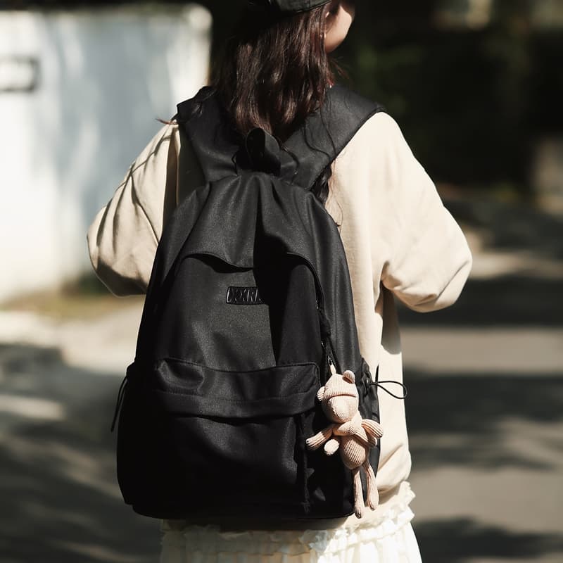 Рюкзак Deli Bear из нейлона, обычный унисекс, черный/белый/синий/коричневый