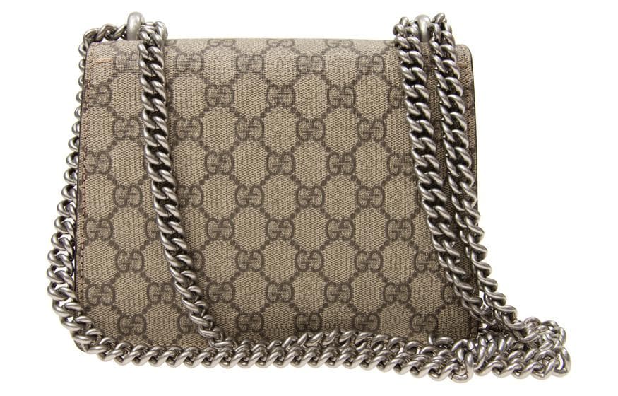 Женская парусиновая сумка GUCCI Dionysus с замшевой цепочкой, сумка через плечо, сумка через плечо