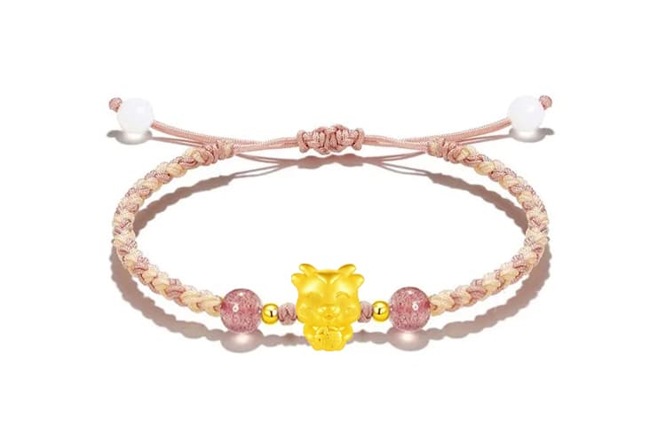 KING TAI SANG Золотой браслет унисекс