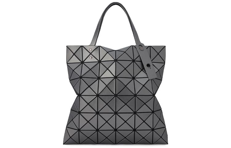 ISSEY MIYAKE Polyvinyl Chloride Resin Tote Bag Shopping Bag Shoulder Bag Handbag Regular Women's Silver Gray