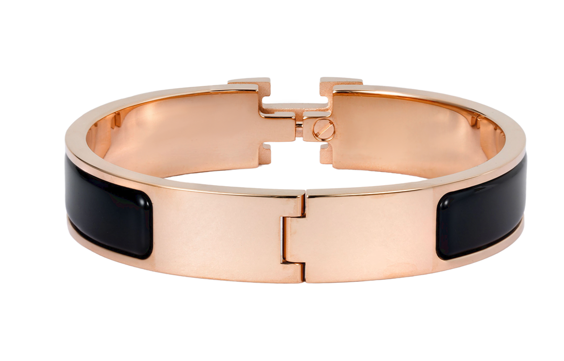 Браслет HERMES Clic H Pm оттенок розового золота