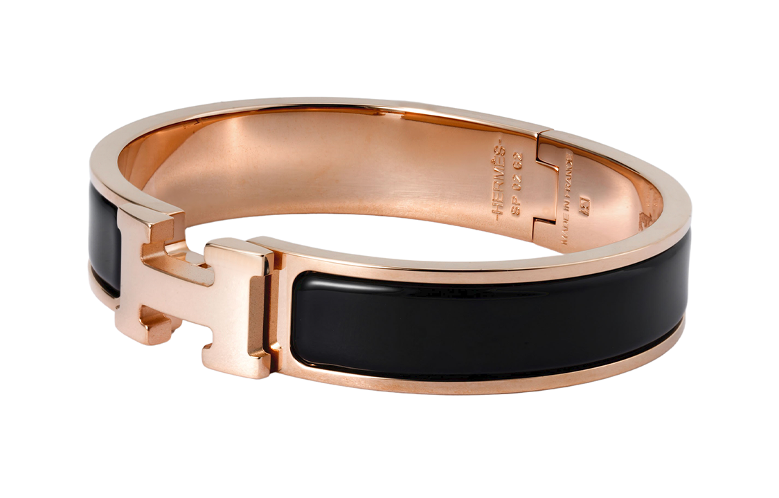 Браслет HERMES Clic H Pm оттенок розового золота