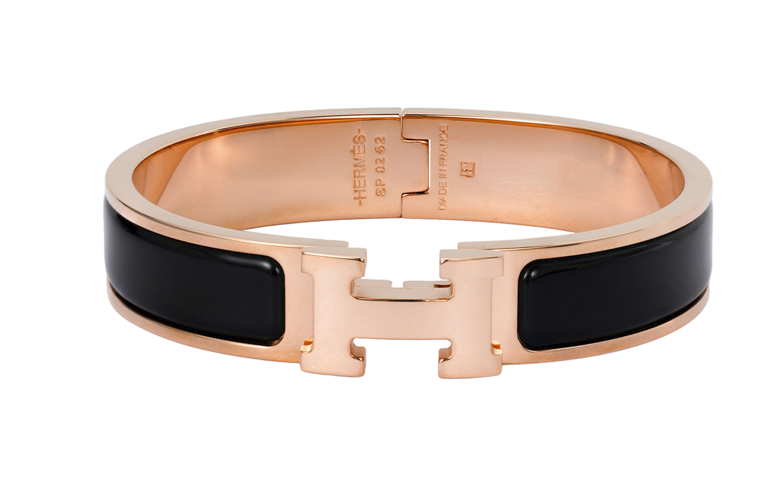 Браслет HERMES Clic H Pm оттенок розового золота