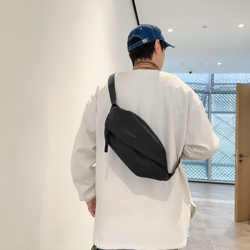 Нейлоновая сумка-слинг Deli Bear, обычный унисекс, черный/желтый/зеленый/белый/красный