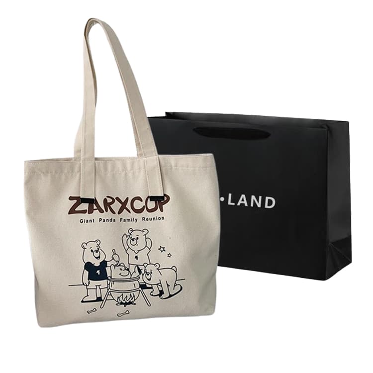 PINK·LAND Холщовая большая сумка, сумка для покупок, холщовая сумка, сумочка, сумка через плечо, обычная женская многоцветная сумка