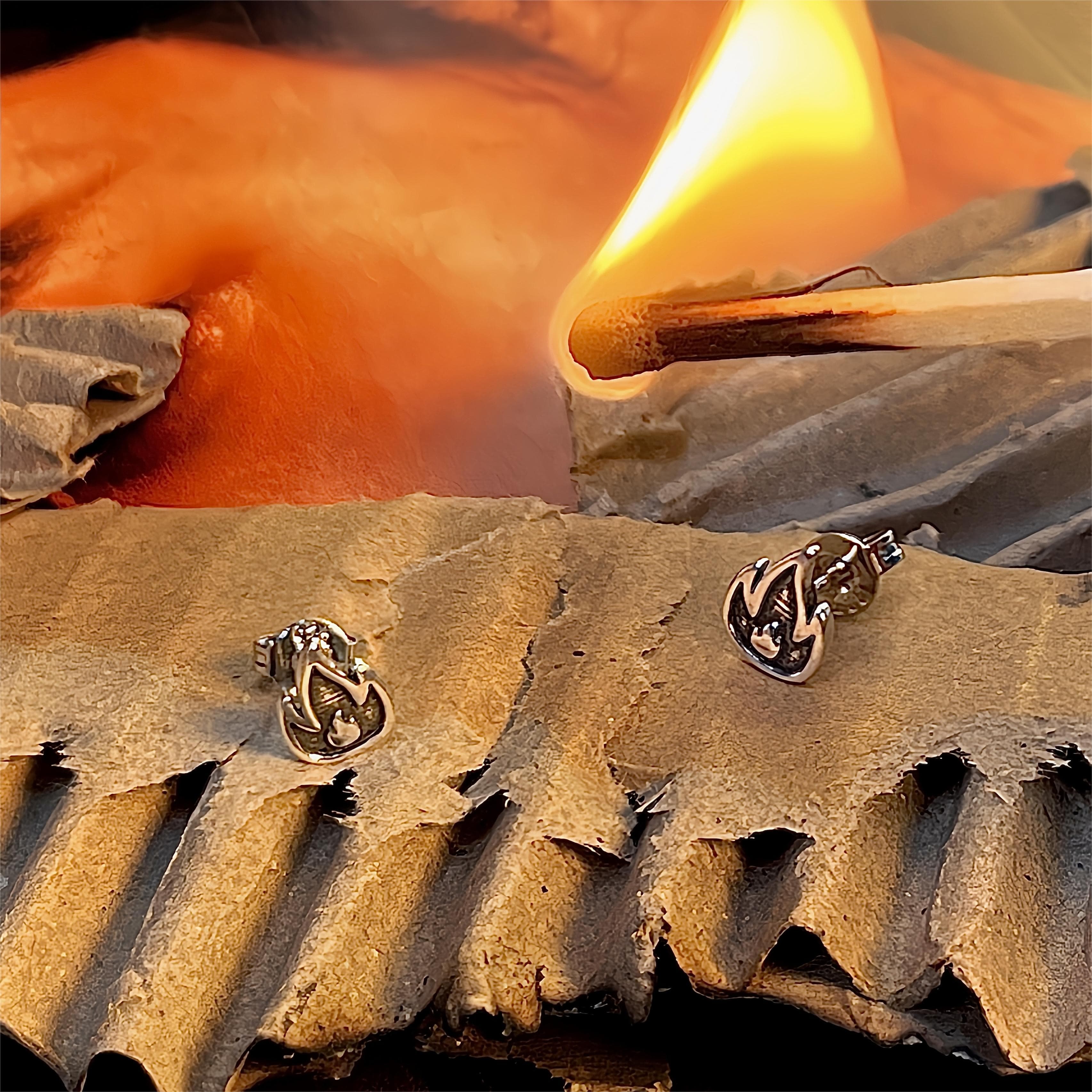 BLESSED BULLET Медные серьги-пусеты унисекс