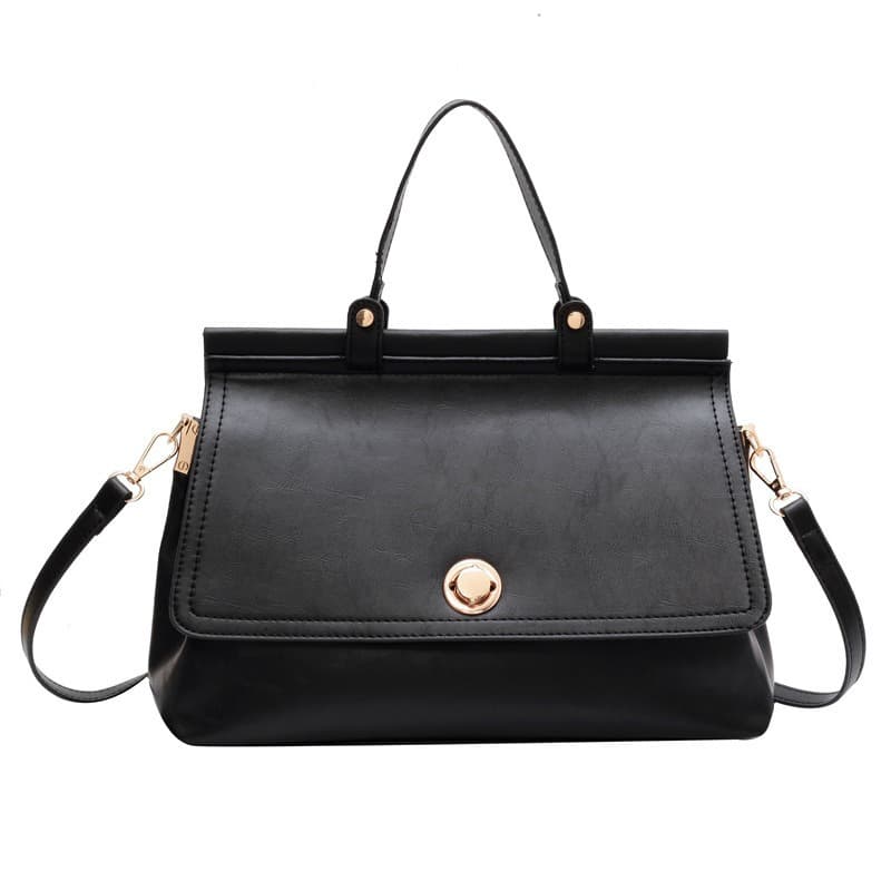 NOMK Большая сумка-тоут, сумка для покупок, сумочка, сумка через плечо, средняя женская черная/коричневая сумка