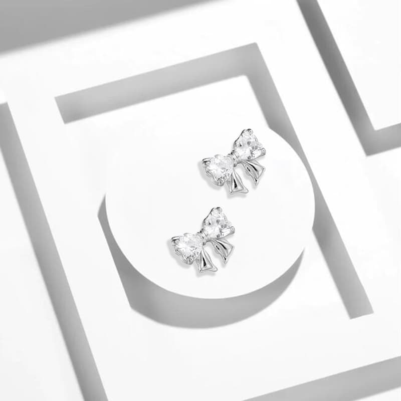 Женские серебряные серьги-гвоздики WANLIACC S999