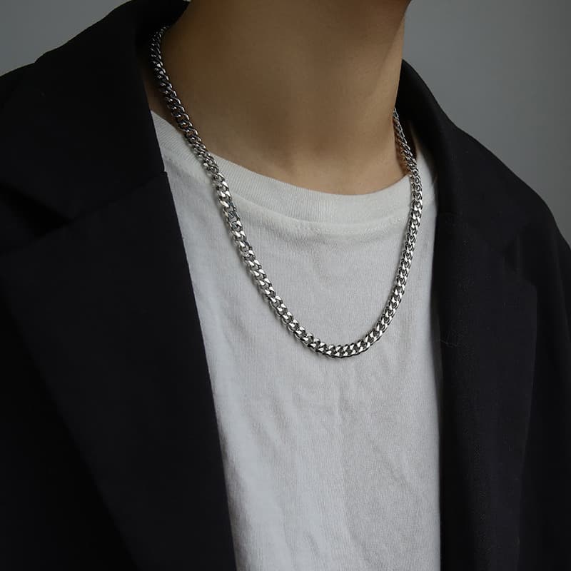 Ожерелья из титановой стали Asia Star унисекс