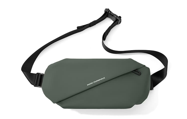 FAIRWHALE Сумка через плечо из искусственной кожи, сумка через плечо, средняя мужская серо-черная