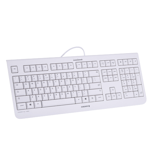 CHERRY KC1000 Пленка для проводного подключения USB Эксклюзивная бизнес-клавиатура для набора текста со светом и звуком, тонкая клавиатура для домашнего использования