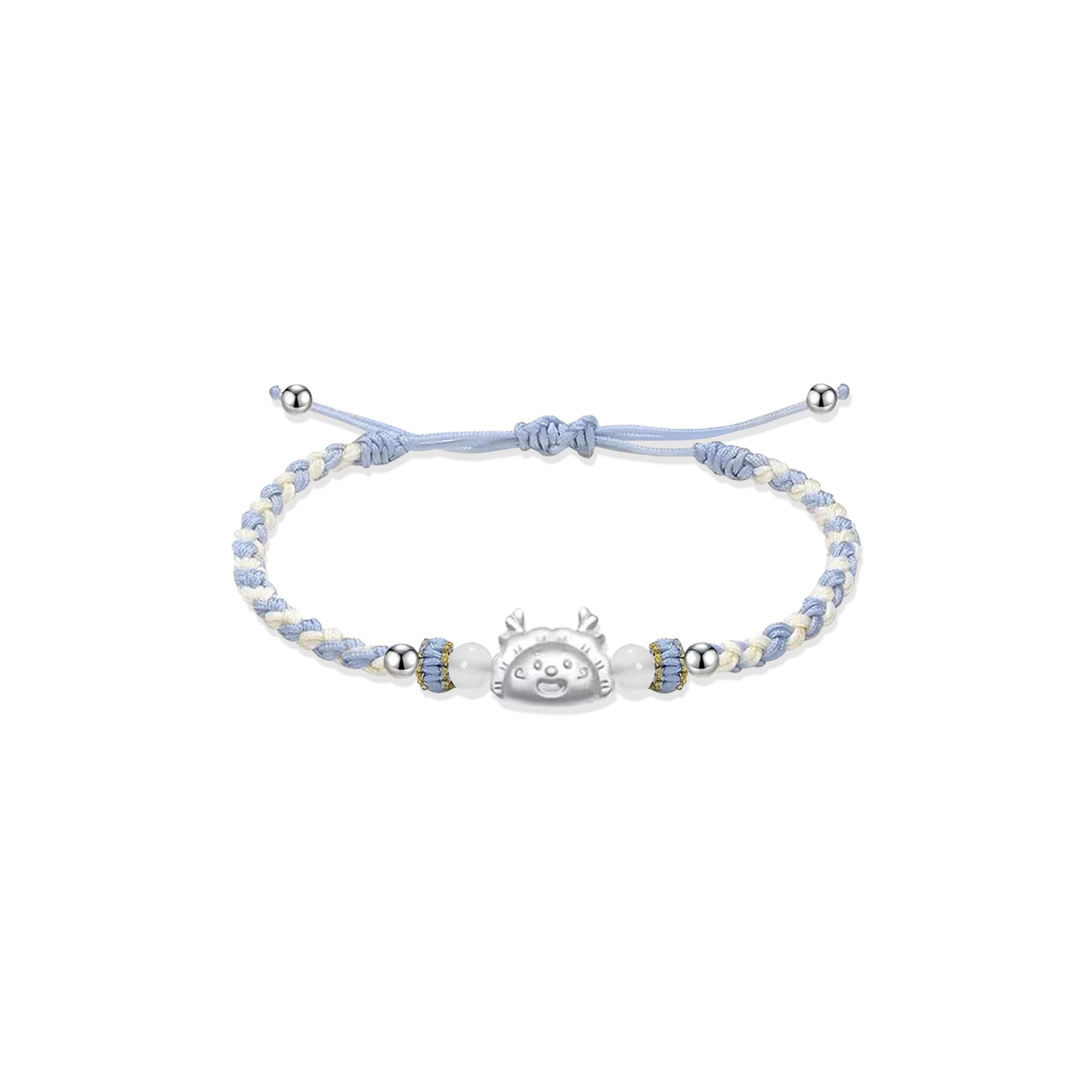 Тонкие серебряные браслеты унисекс Teddy Bear Collection S999