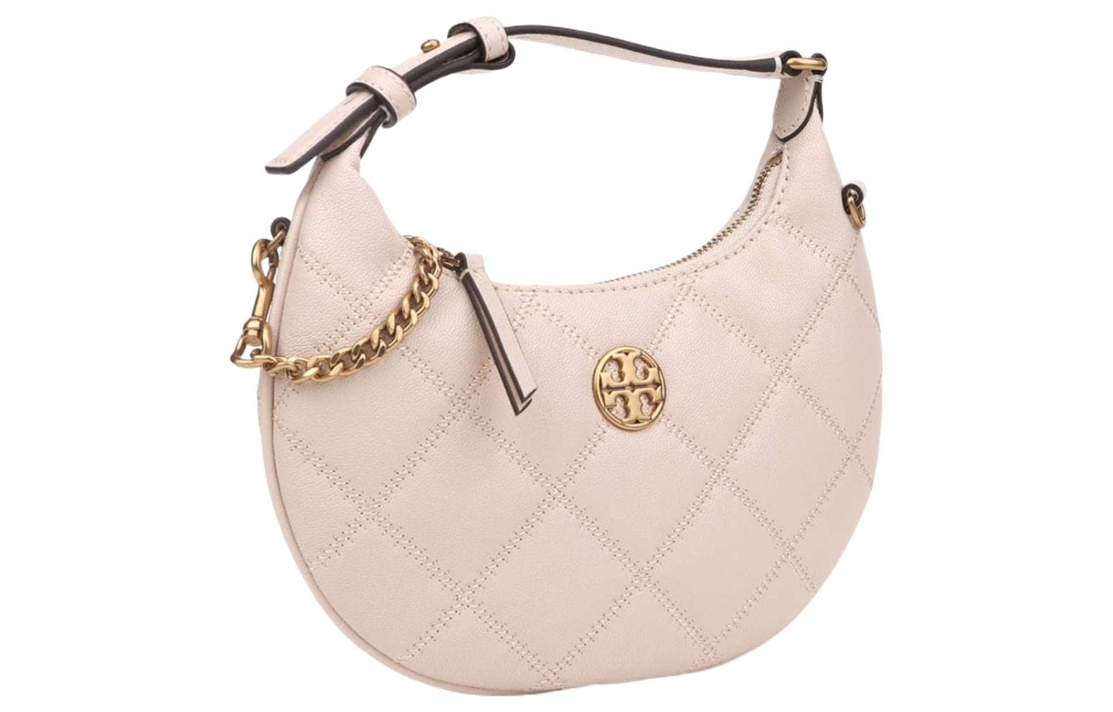 TORY BURCH TB Willa Сумка на плечо из овчины, сумка, маленькая женская сумка на плечо, белая