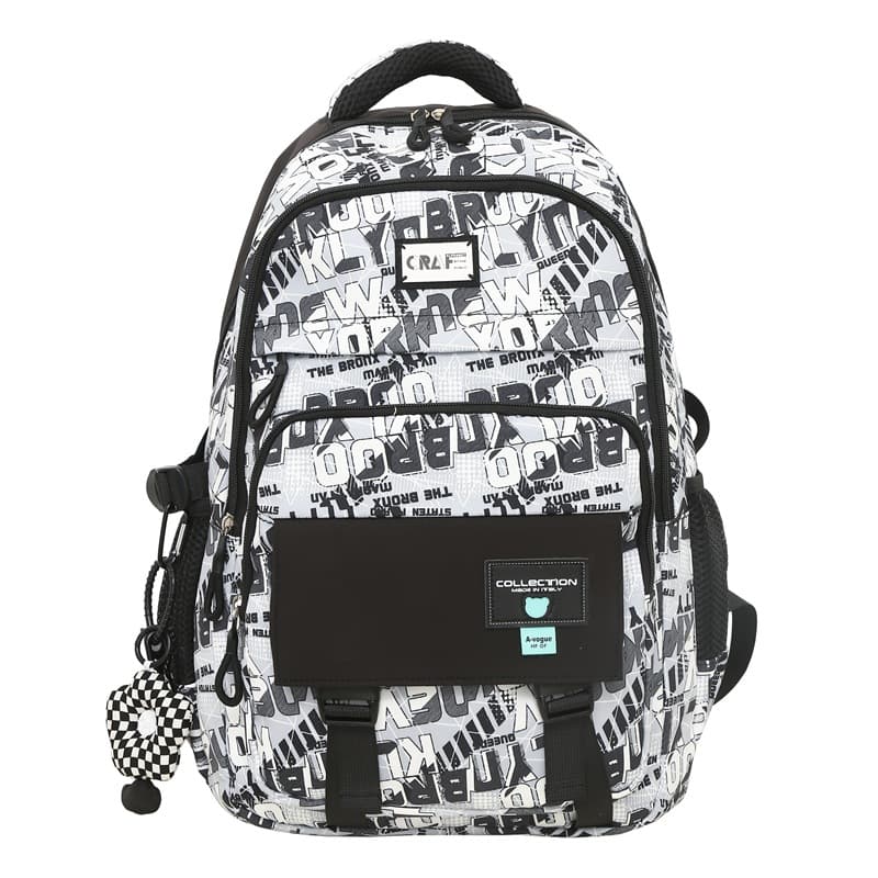 KAKAXI Нейлоновый рюкзак Сумка для ноутбука Обычный Унисекс Черный/Голубой/Темно-синий/Белый