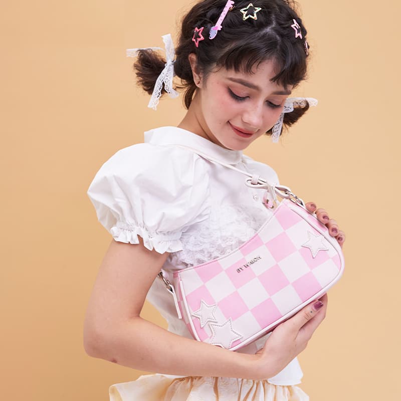 Женская сумка на одно плечо By Which, розовая