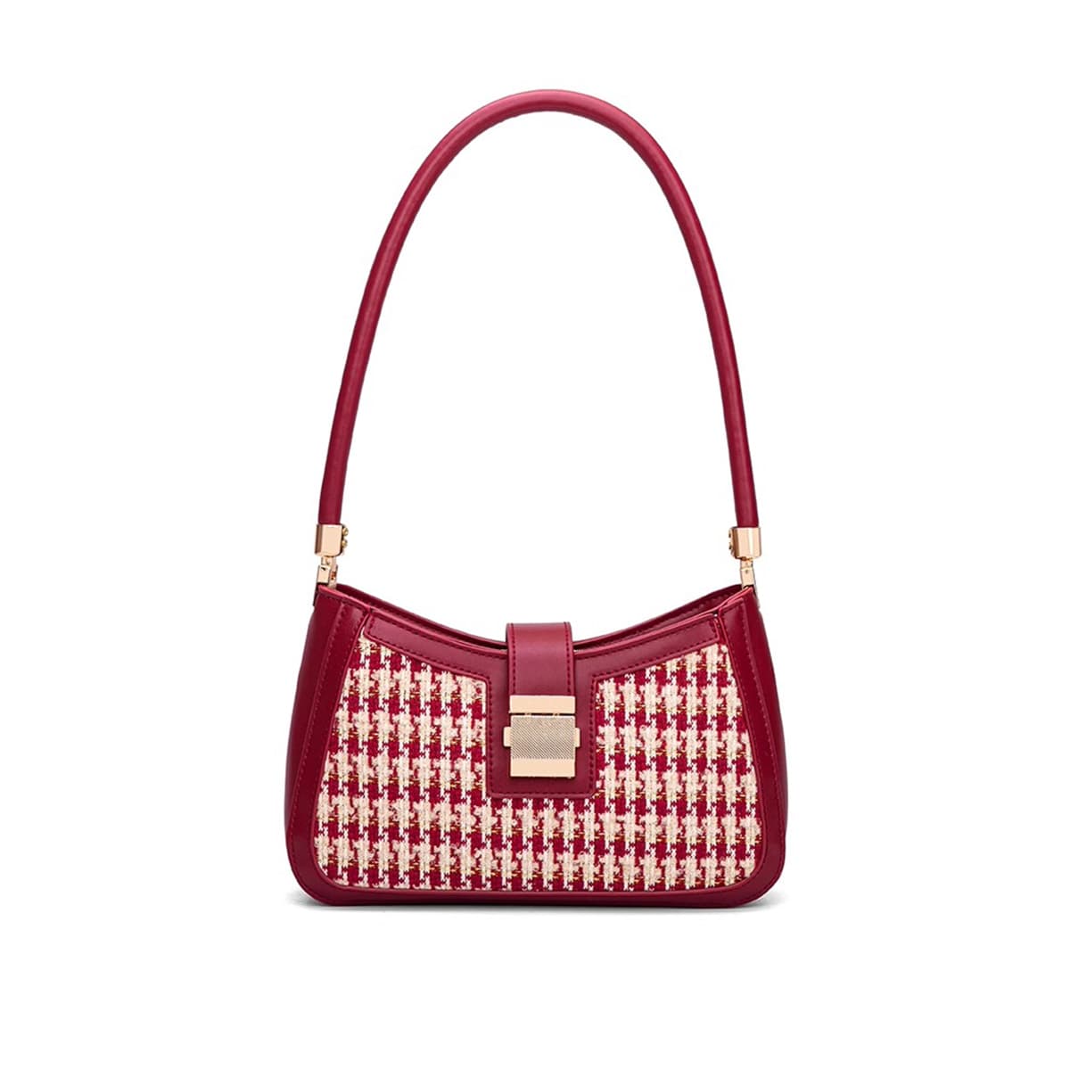 Worm's Home Свадебный комплект из искусственной кожи Сумка на плечо Обычная женская красная