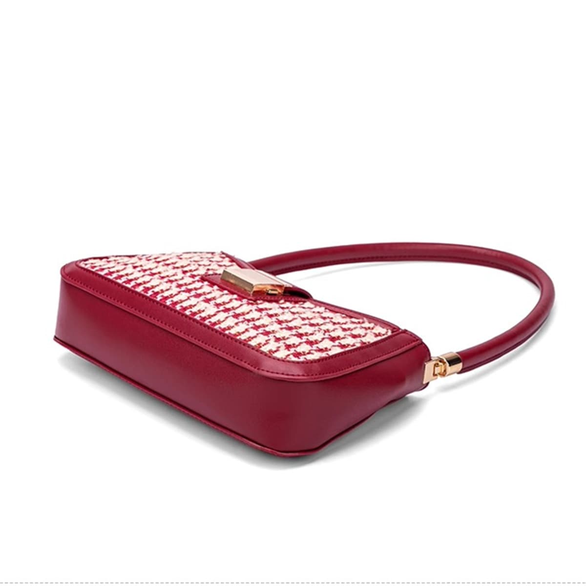 Worm's Home Свадебный комплект из искусственной кожи Сумка на плечо Обычная женская красная