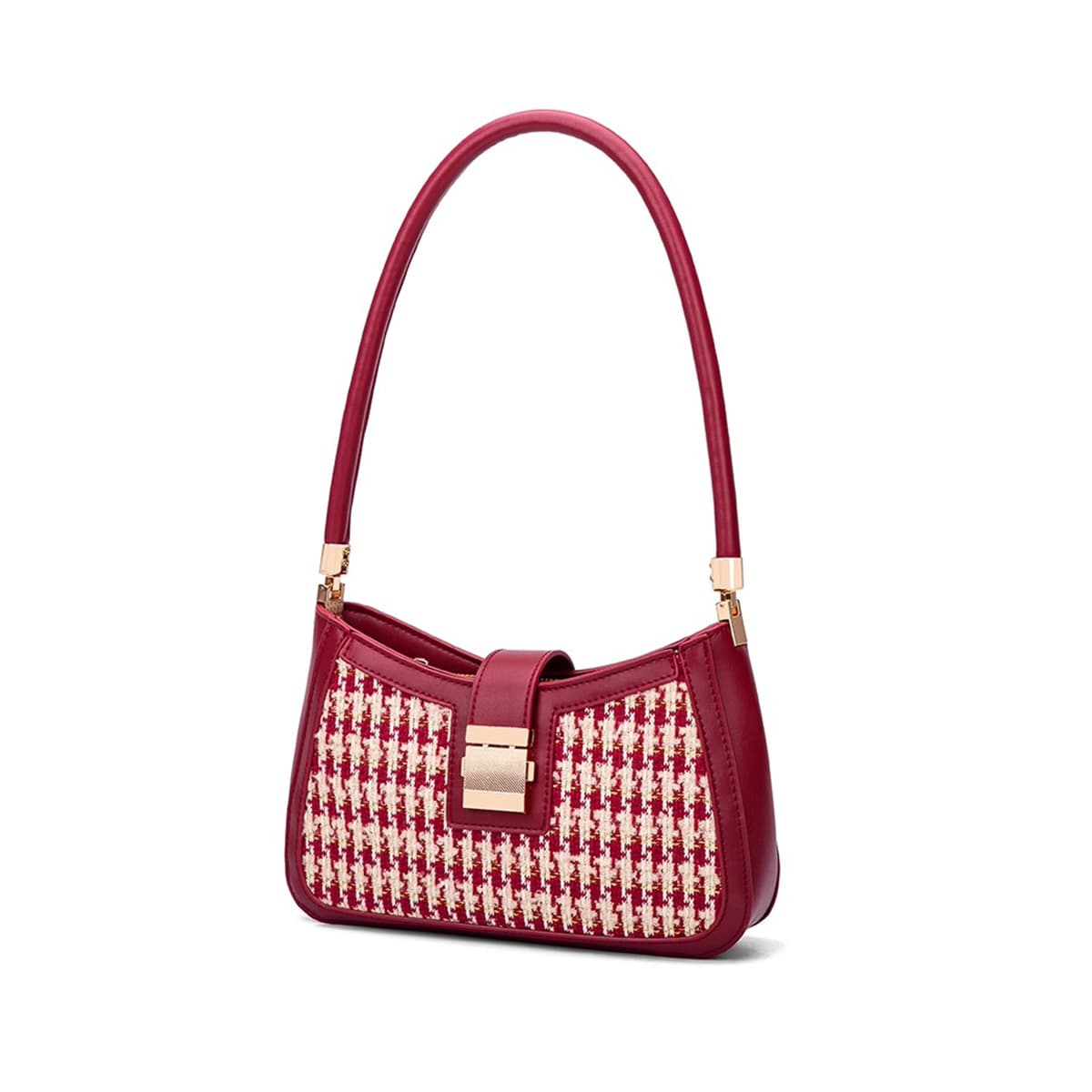 Worm's Home Свадебный комплект из искусственной кожи Сумка на плечо Обычная женская красная