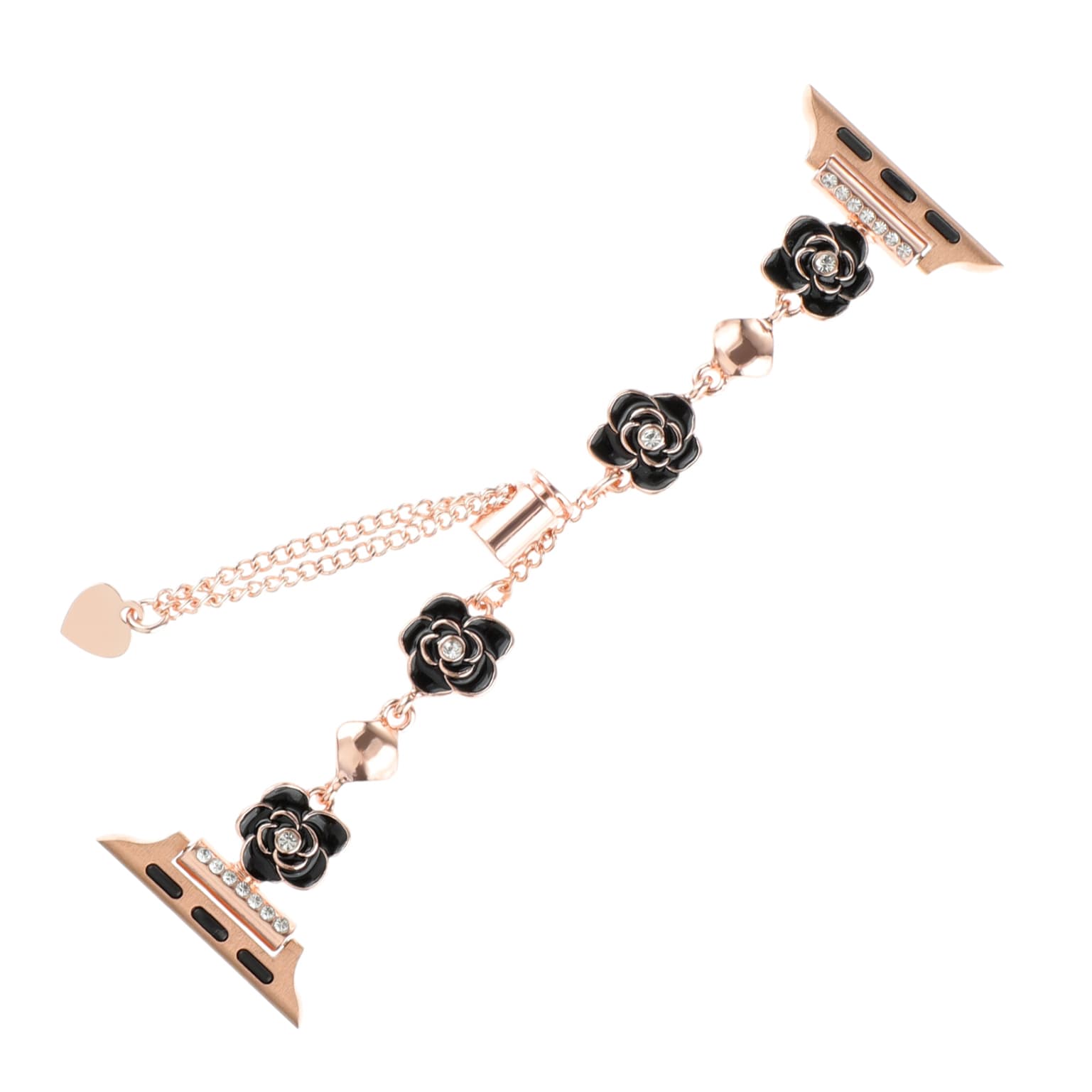 Ремешок Biaodaige, совместимый с Apple, материал цинкового сплава, 197 мм