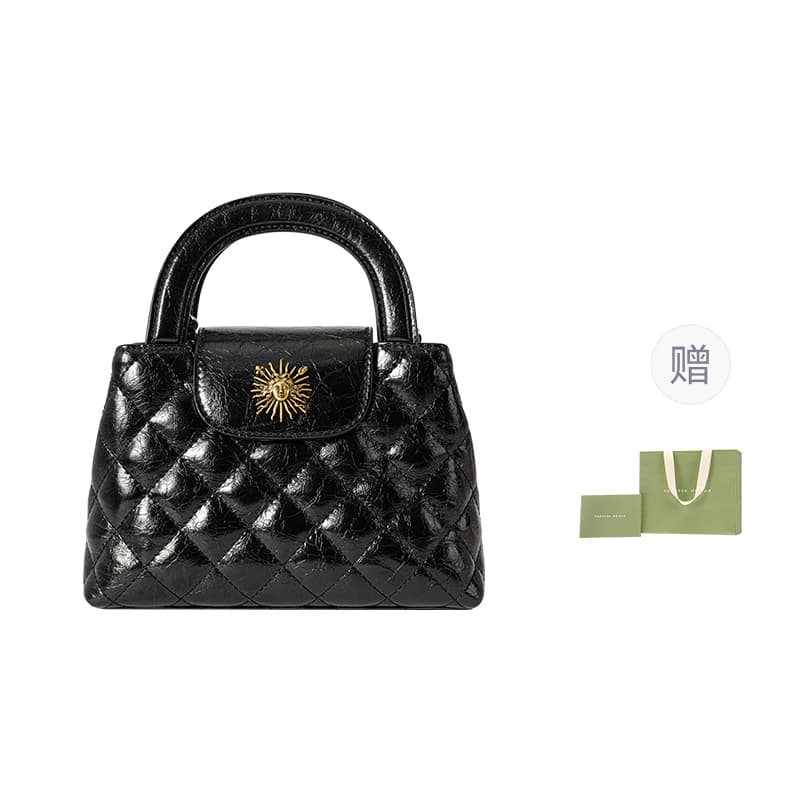 VANESSA HOGAN Женская сумка через плечо Helios Series из коровьей кожи с ромбовидной сеткой, экрю/черный