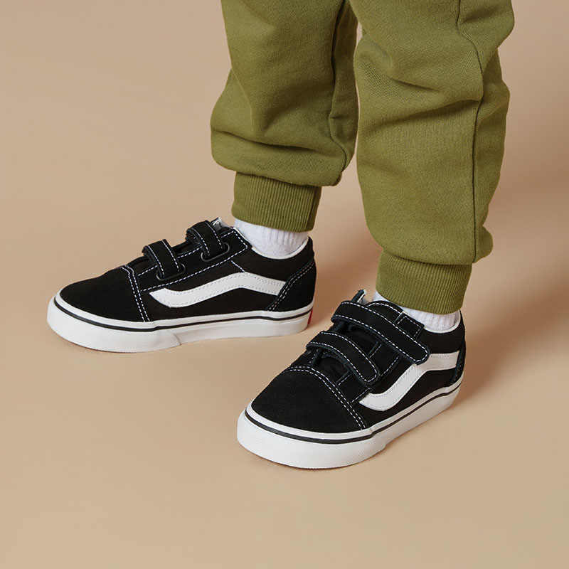 Vans Old Skool V Черный Белый TD