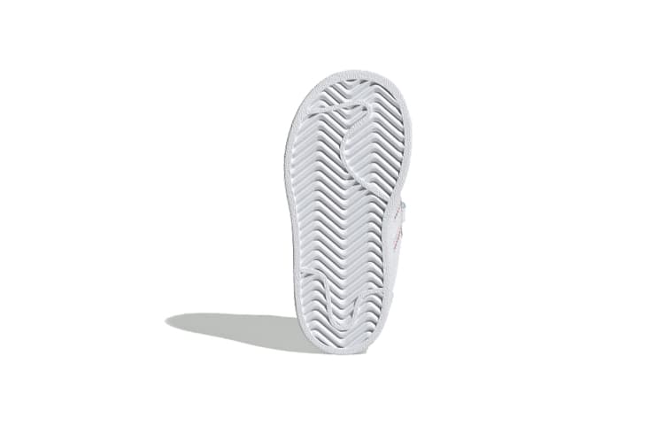 Adidas Originals SUPERSTAR Устойчивые к истиранию низкие туфли для малышей Белые для младенцев и малышей