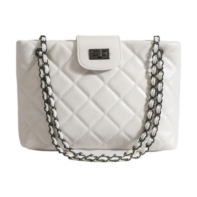 PINK·LAND Женская сумка через плечо из искусственной кожи, черная/белая