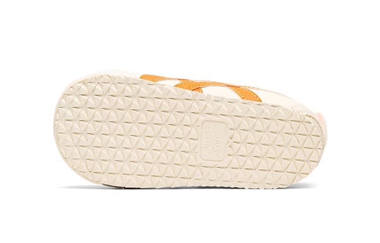Onitsuka Tiger MEXICO 66 Нескользящая спортивная повседневная обувь с низким берцем Оранжево-белая обувь для младенцев и малышей