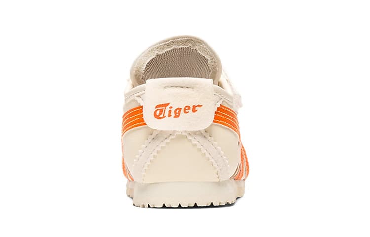 Onitsuka Tiger MEXICO 66 Нескользящая спортивная повседневная обувь с низким берцем Оранжево-белая обувь для младенцев и малышей
