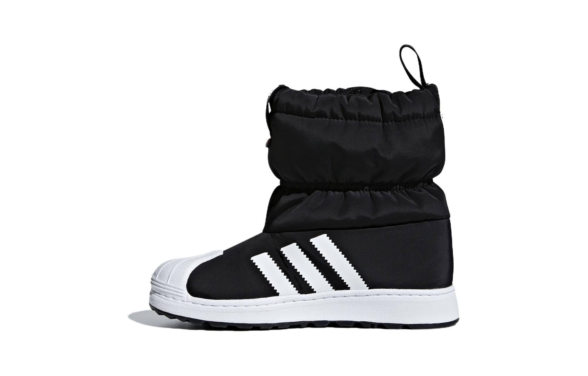 Adidas Originals Superstar Series Knee High Kids' Boots Black White Children Aged 3 7 Years Old