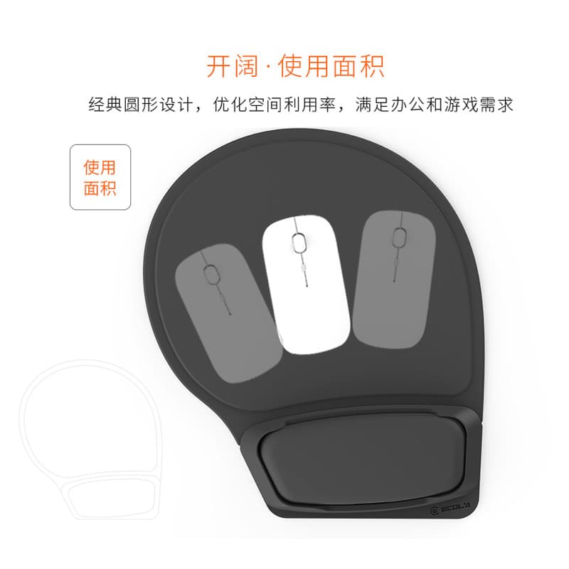 Коврики для мыши и подставки для запястий ECOLA