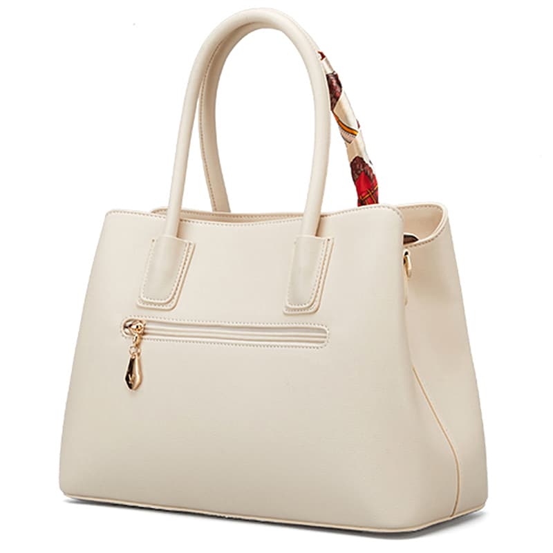 Женская сумка YEARCON из синтетической кожи цвета экрю/бордового/абрикоса