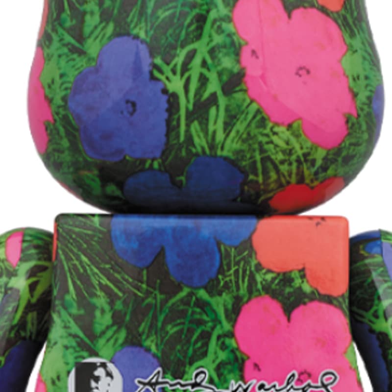 BE@RBRICK Энди Уорхол «Цветы»