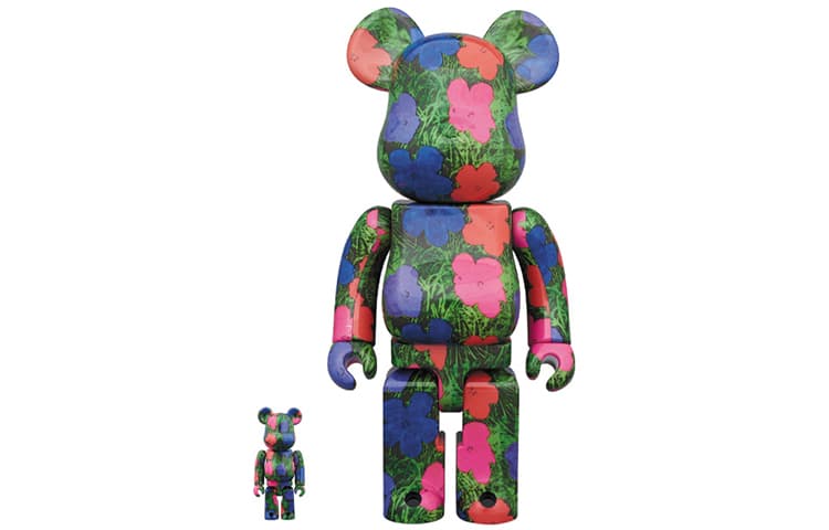 BE@RBRICK Энди Уорхол «Цветы»