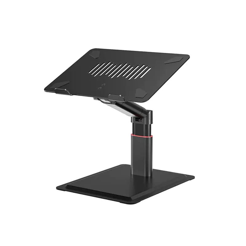 ECOLA Computer Upright Heat Dissipation With Adjustable Height And Dual Mode Sitting Standing Laptop Stand & Table