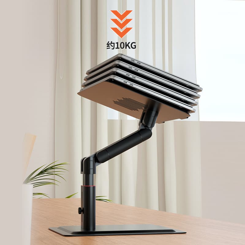 Компьютер ECOLA с вертикальным рассеиванием тепла с регулируемой высотой и двойным режимом сидения, стоячей подставкой для ноутбука и столом