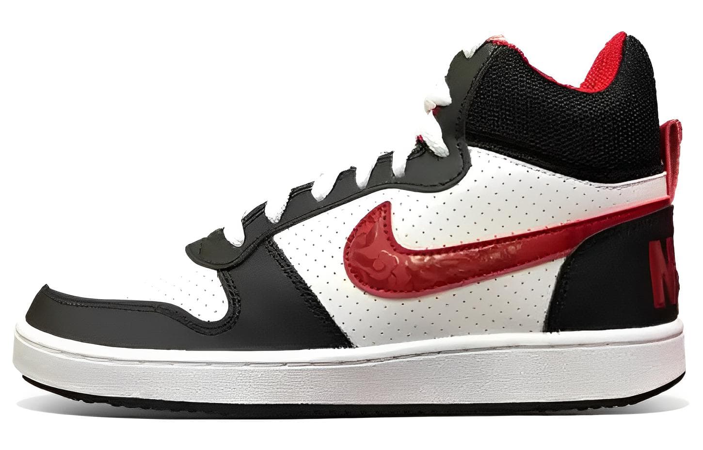 Nike Court Borough Mid 'Black Red'
