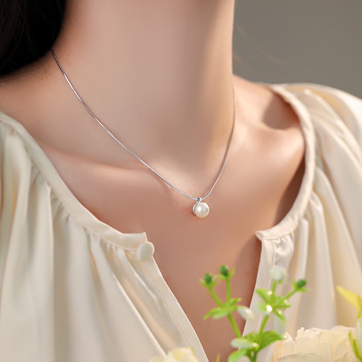 Женские ожерелья ONEKISS с пресноводным жемчугом