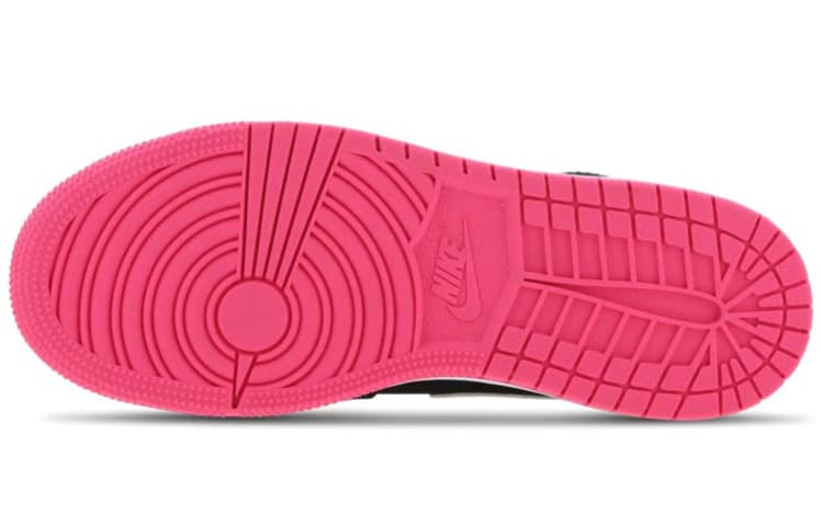 Jordan 1 Mid GS Черный Цифровой Розовый