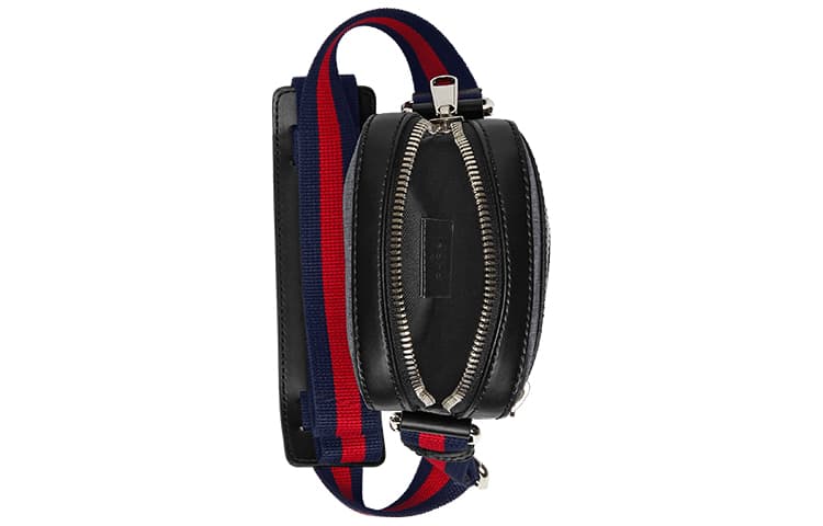 GUCCI Canvas с кожаной сумкой через плечо, сумка через плечо, мужская сумка через плечо, черный, серый цвет