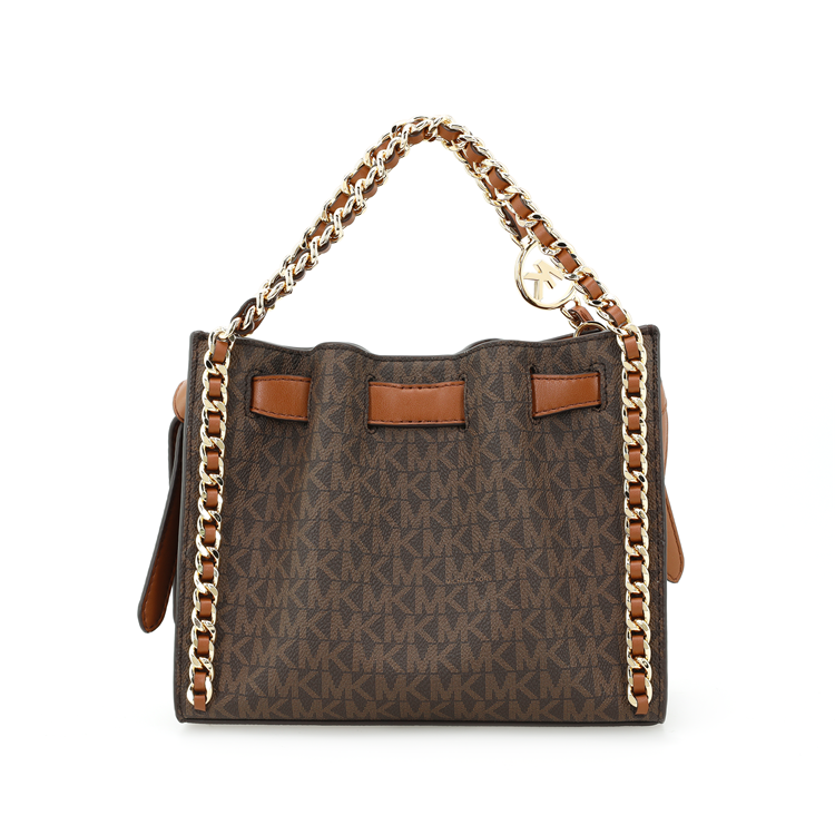 Маленькая сумка через плечо Mina с фирменным логотипом и цепочкой