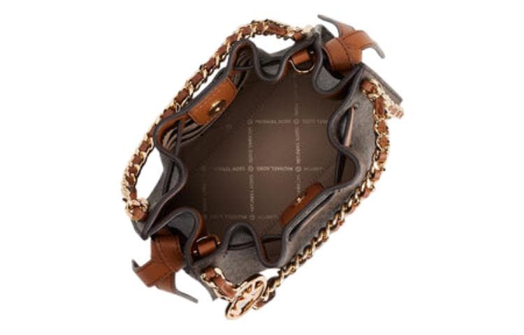 Маленькая сумка через плечо Mina с фирменным логотипом и цепочкой