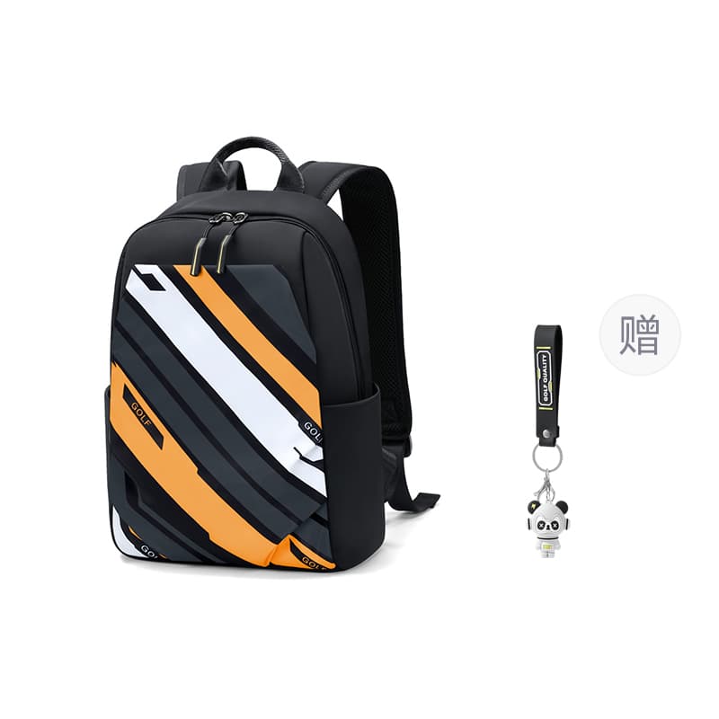 Рюкзак из водоотталкивающей ткани для гольфа для школы, для утренних поездок на работу, мужские разноцветные трубы